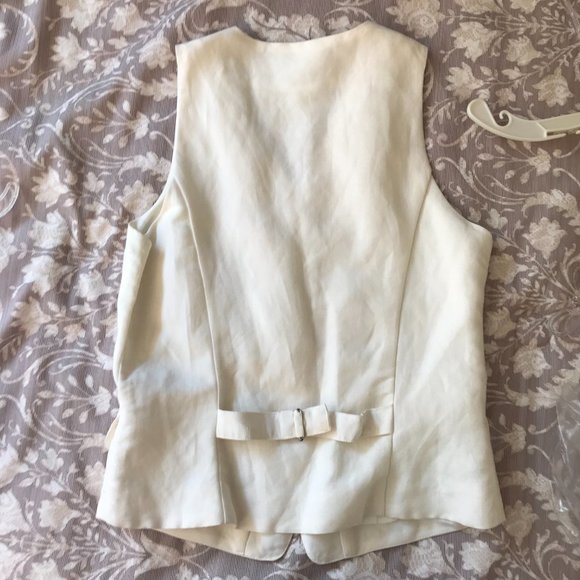 Adorable Rayon Vest, Fabulous Color of Linen! - Picture 9 of 14
